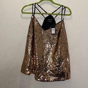 Good sequence double strapped city chic top size 14